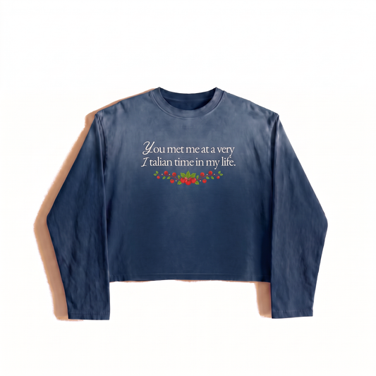 Italian Time Longsleeve – Pomodoro