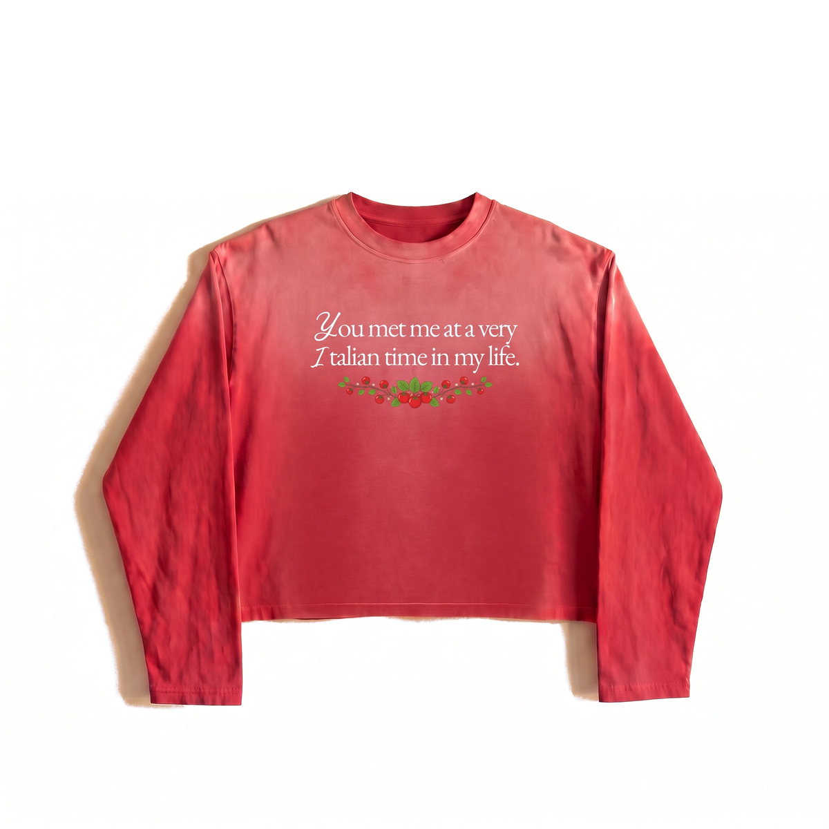 Italian Time Longsleeve – Pomodoro