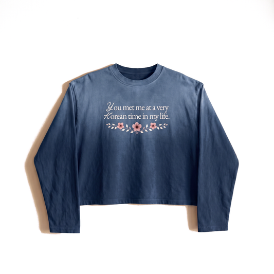 Korean Time Longsleeve – Blossom